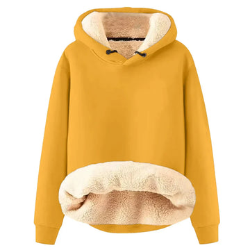Dames Hoodie met Fleecevoering