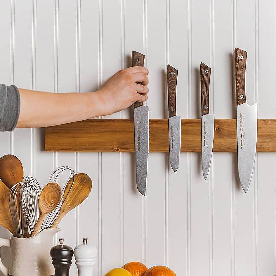 WoodStyle - Magnetisch Acacia Messenrek Voor De Keuken