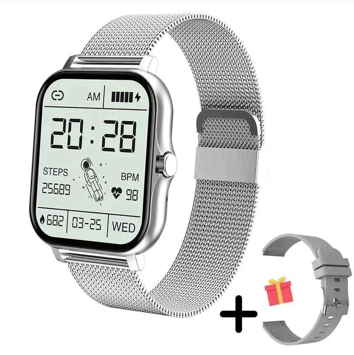 Smartwatch met fitnesstracking, bluetooth-bellen en gezondheidsmonitoring