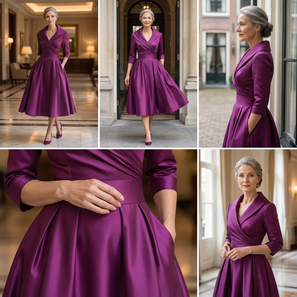 Midi-jurk voor dames | Elegante en tijdloze A-lijn-stijl