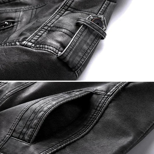 NERO – Vintage Herenjas van leer