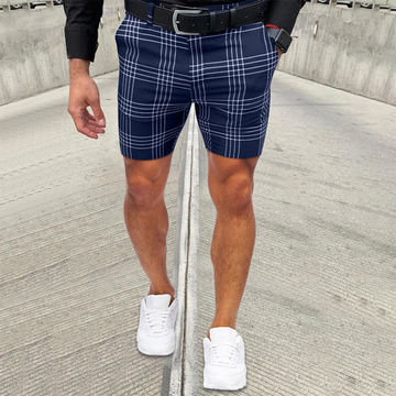 Geruite korte broek voor heren