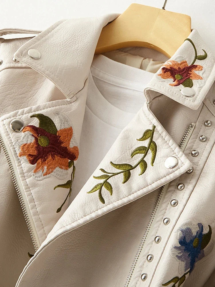 Mariah - elegante leren Dames Jas