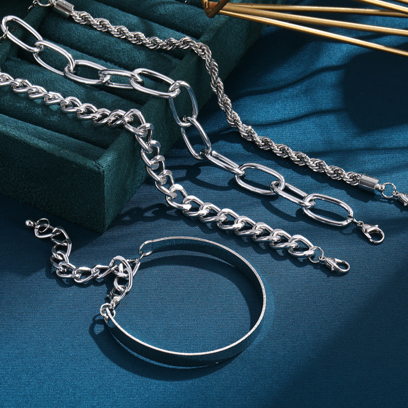 Cuban Twist Armbandenset (4-delig)