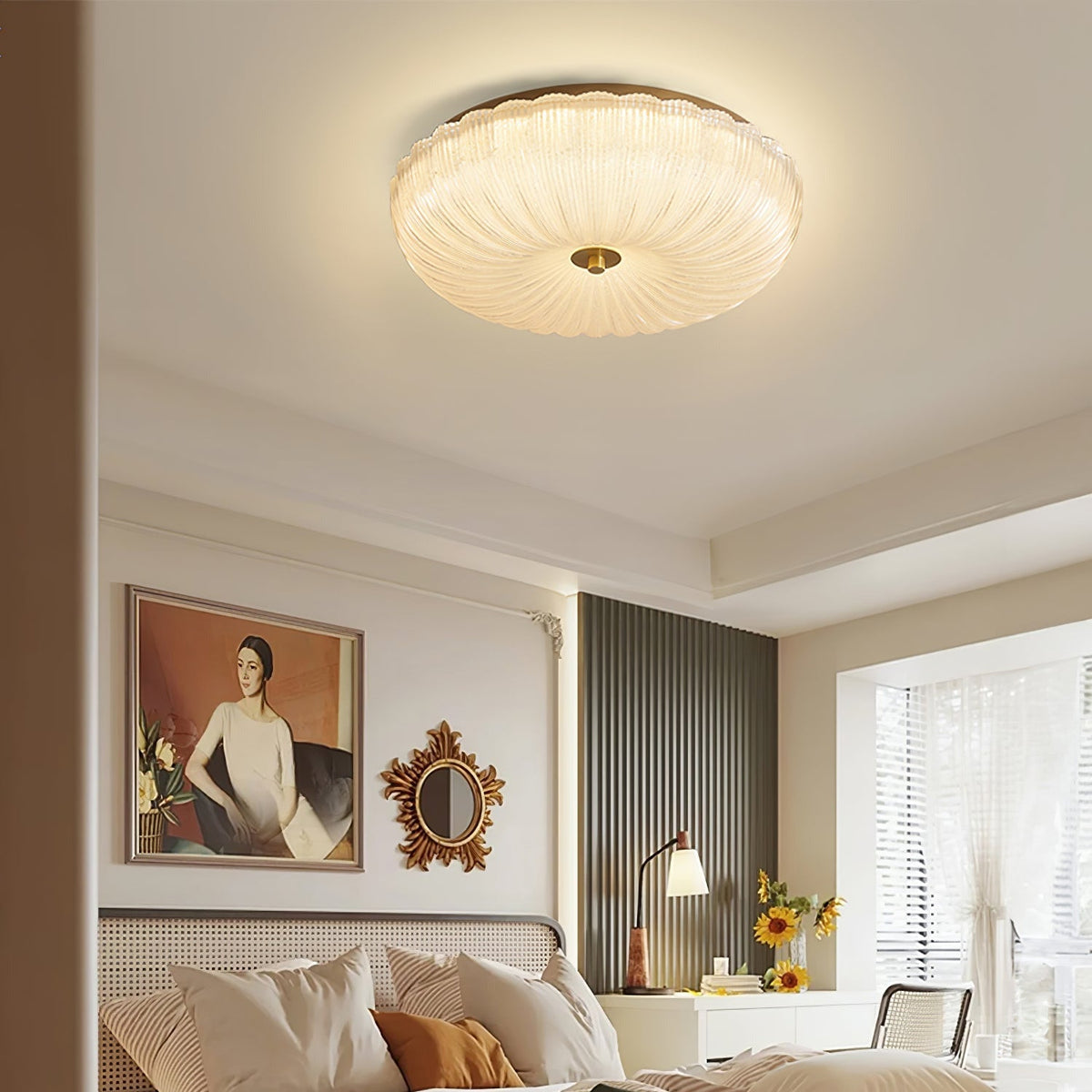 Halo Plafondlamp Golvend Glas