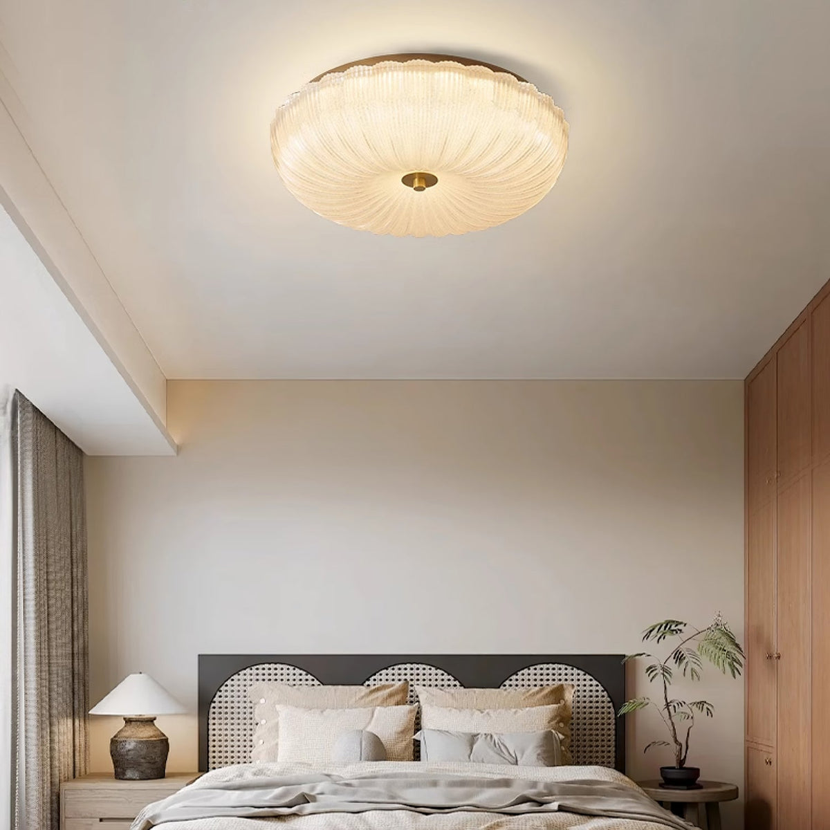 Halo Plafondlamp Golvend Glas