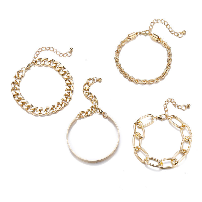 Cuban Twist Armbandenset (4-delig)