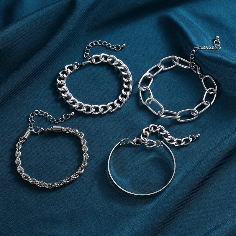 Cuban Twist Armbandenset (4-delig)