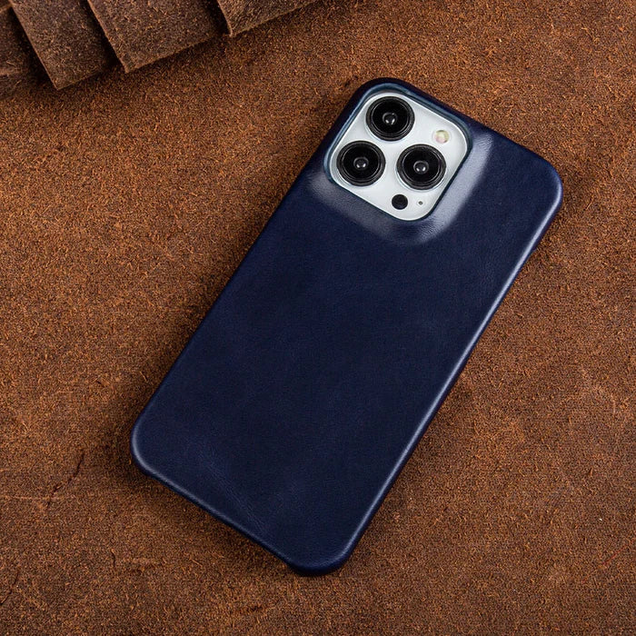 Hoesje in leerlook voor iPhone 13 tot 16