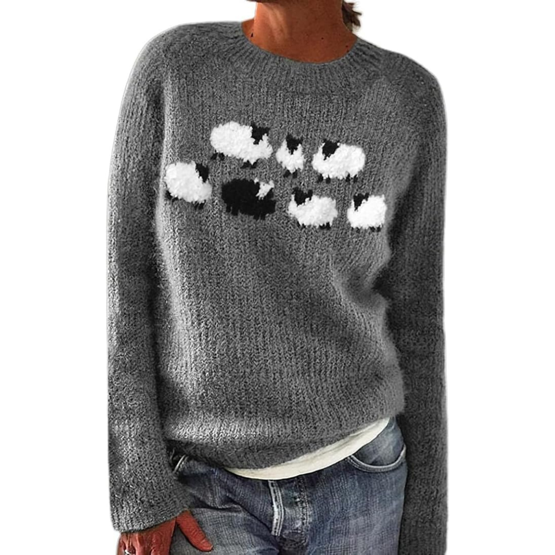 Trui voor dames van wolmix