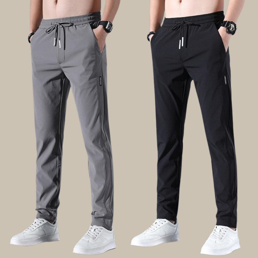 Samuel – Ice Silk Slim Fit Broek voor Heren