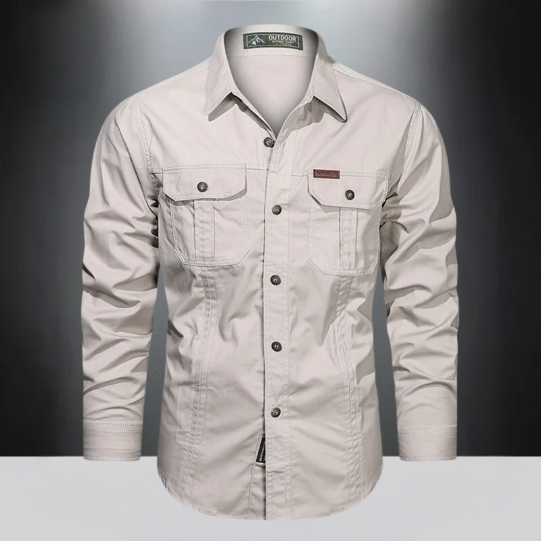 Outdoor shirt met lange mouwen voor heren