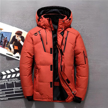 Winterjas met capuchon voor heren