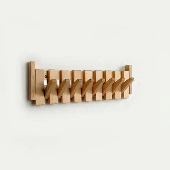 Piano massief houten kapstok | Elegante wandhaken