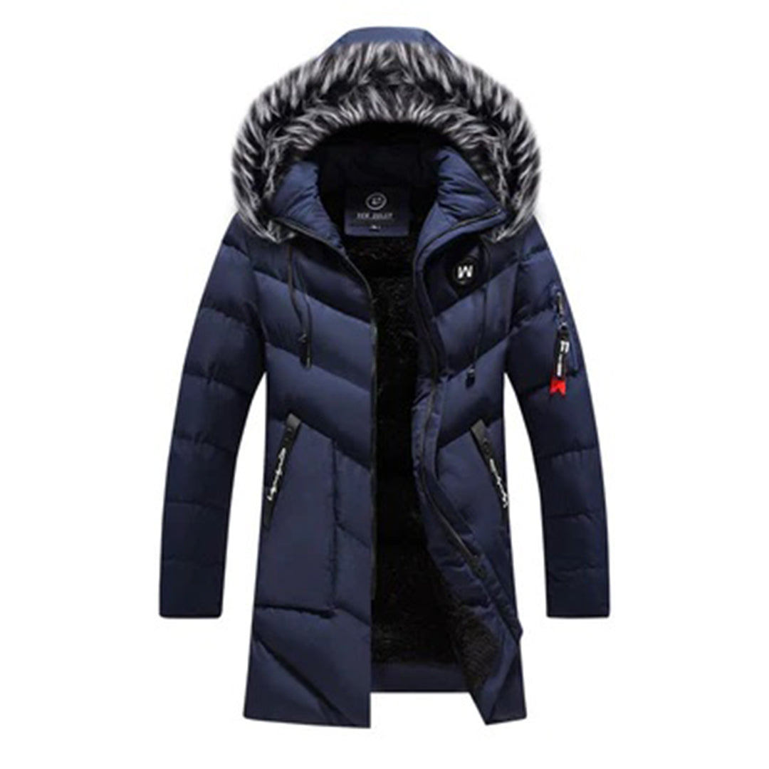 Unisex gewatteerde parka met capuchon