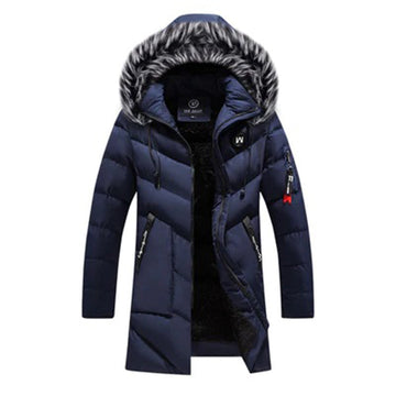 Unisex gewatteerde parka met capuchon