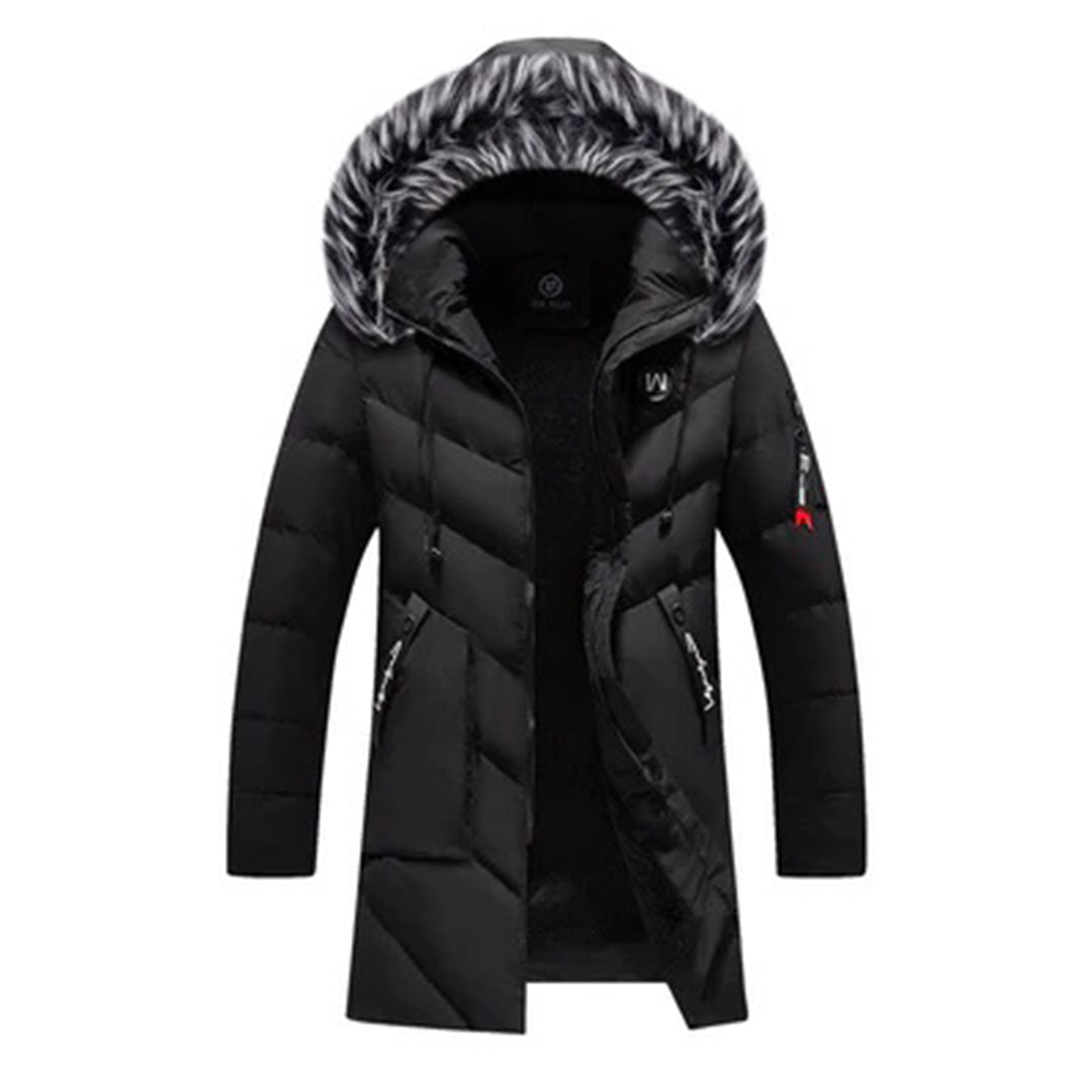 Unisex gewatteerde parka met capuchon
