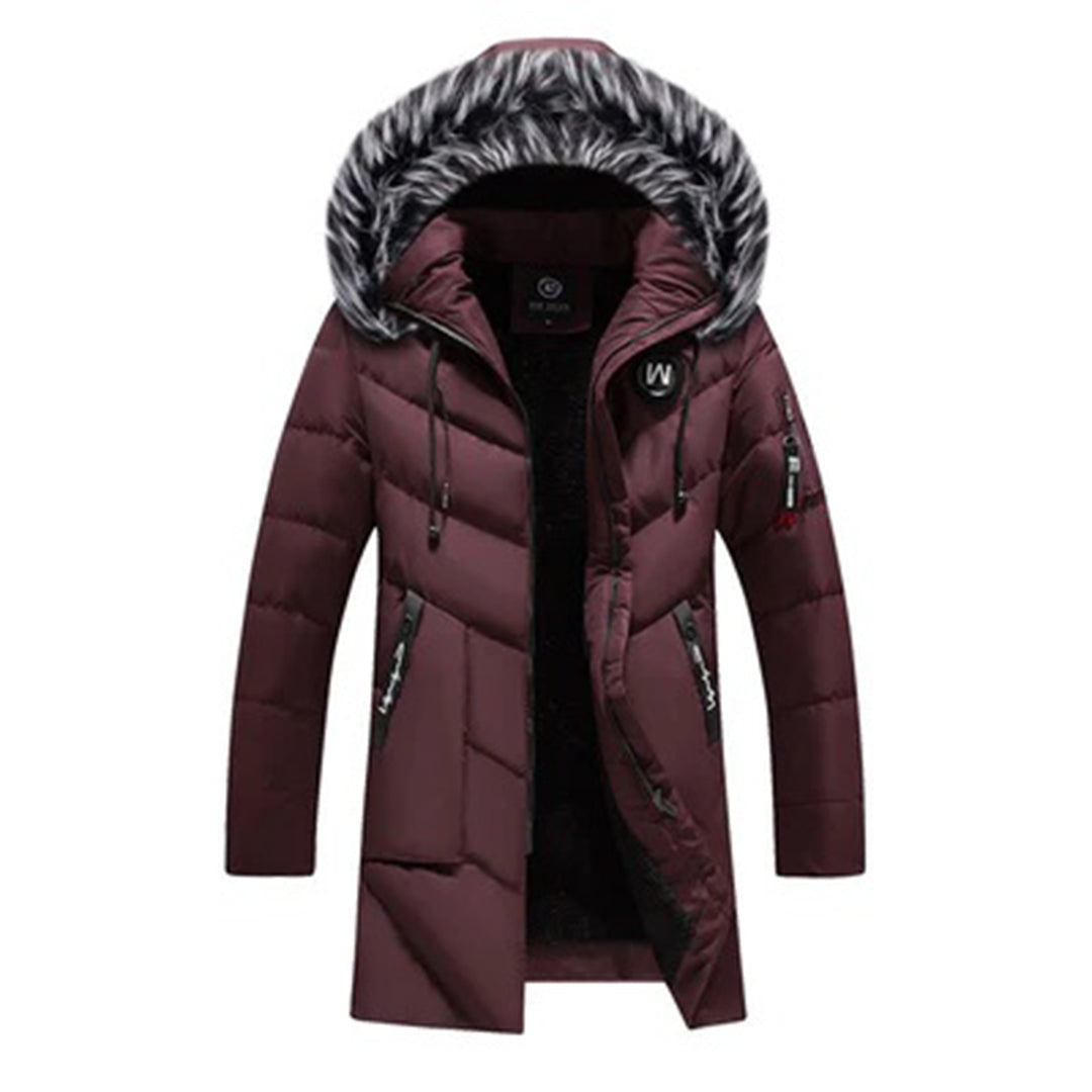 Unisex gewatteerde parka met capuchon