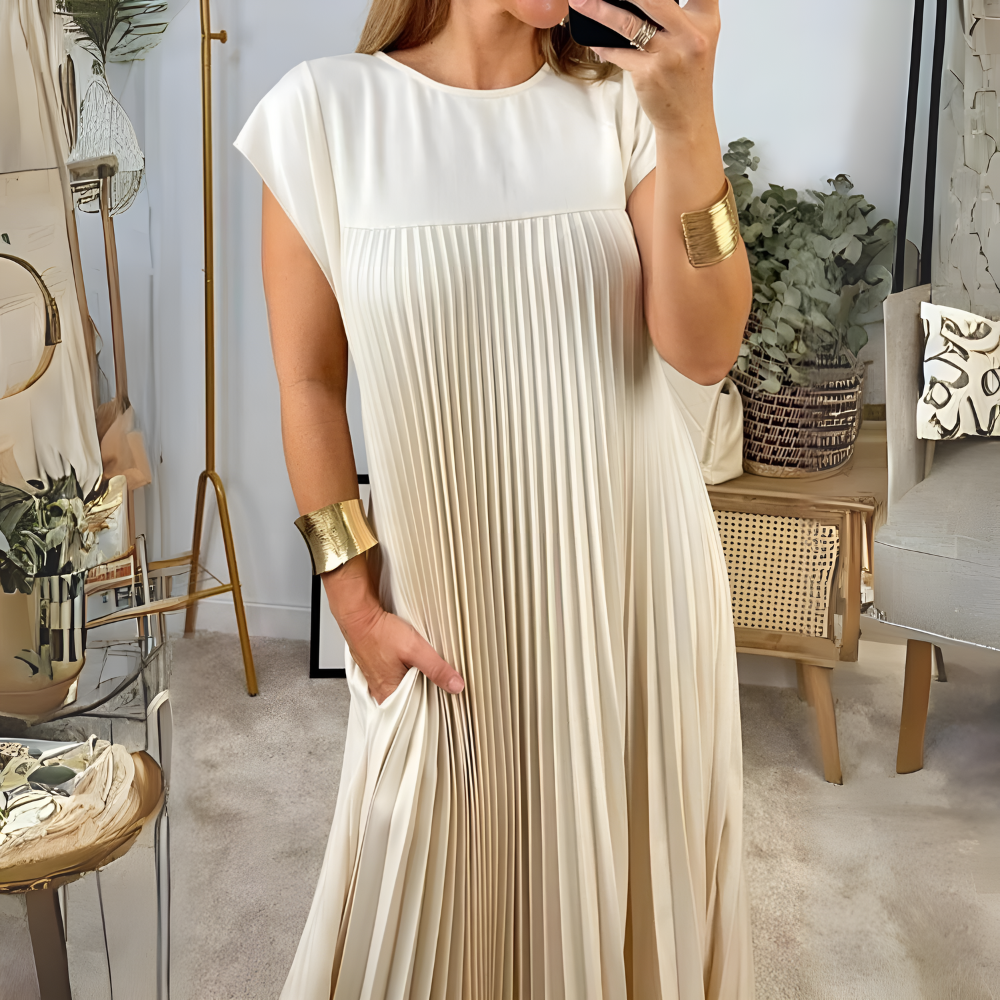 Luchtige Zomerse Maxi Jurk met Losse Pasvorm