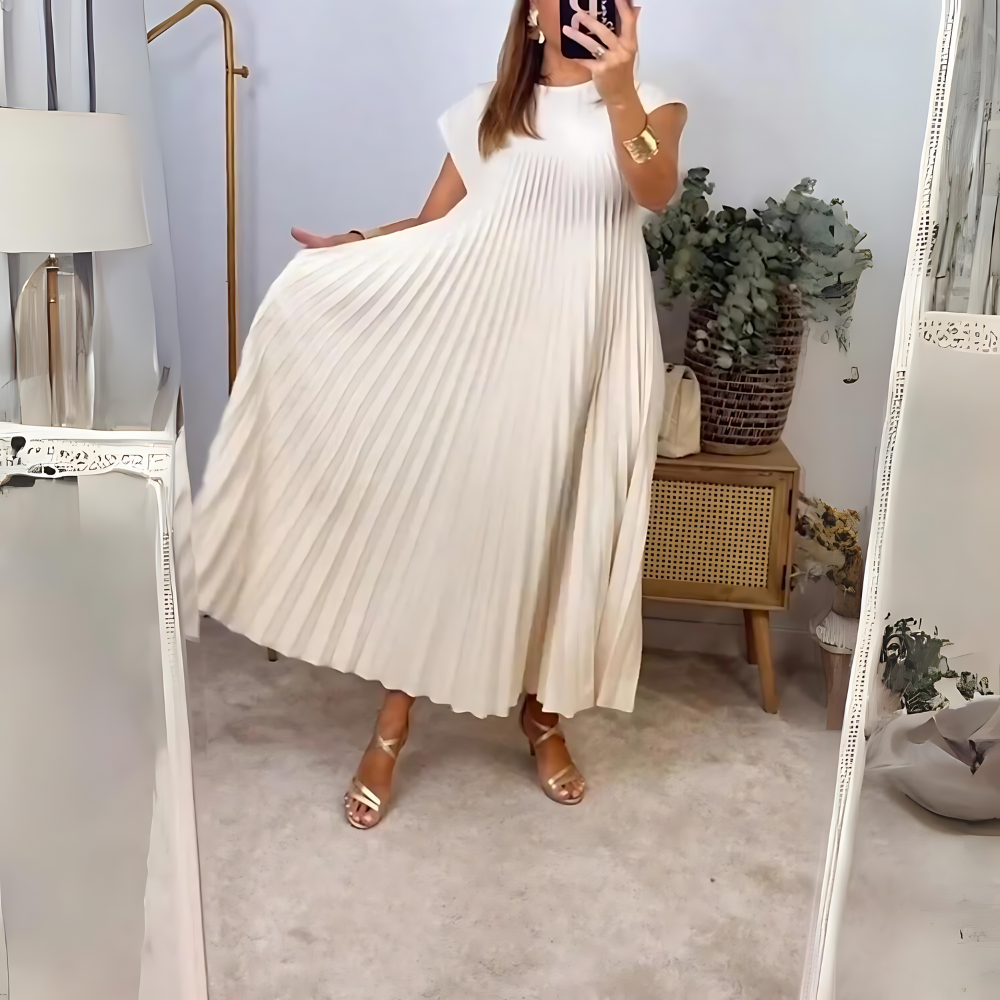 Luchtige Zomerse Maxi Jurk met Losse Pasvorm