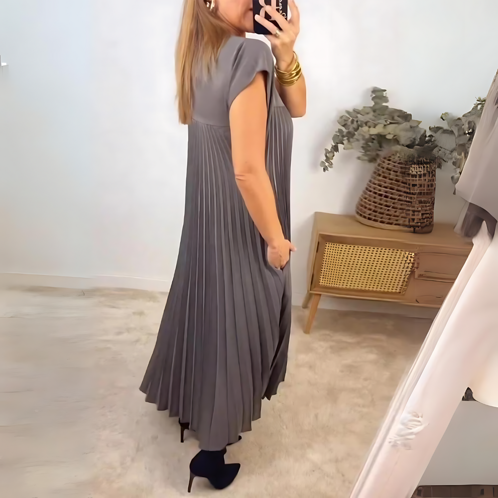 Luchtige Zomerse Maxi Jurk met Losse Pasvorm