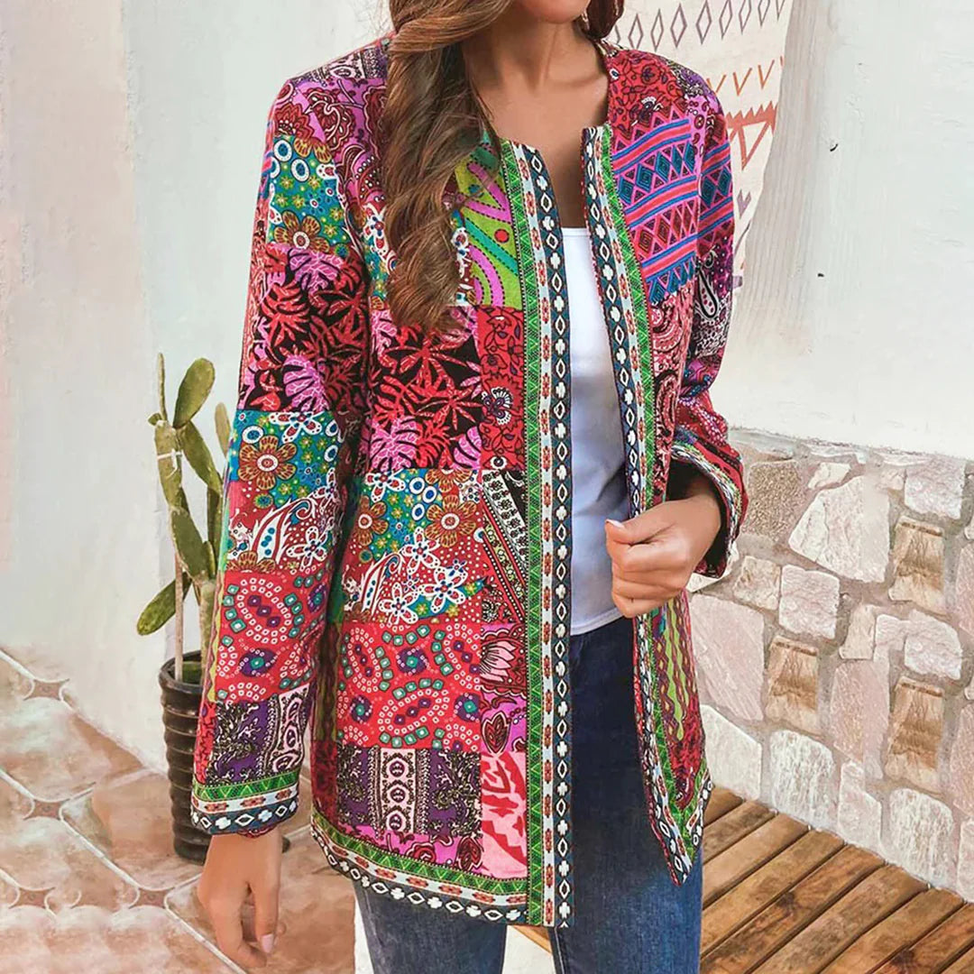 Gebreid Damesvest Retro stijl