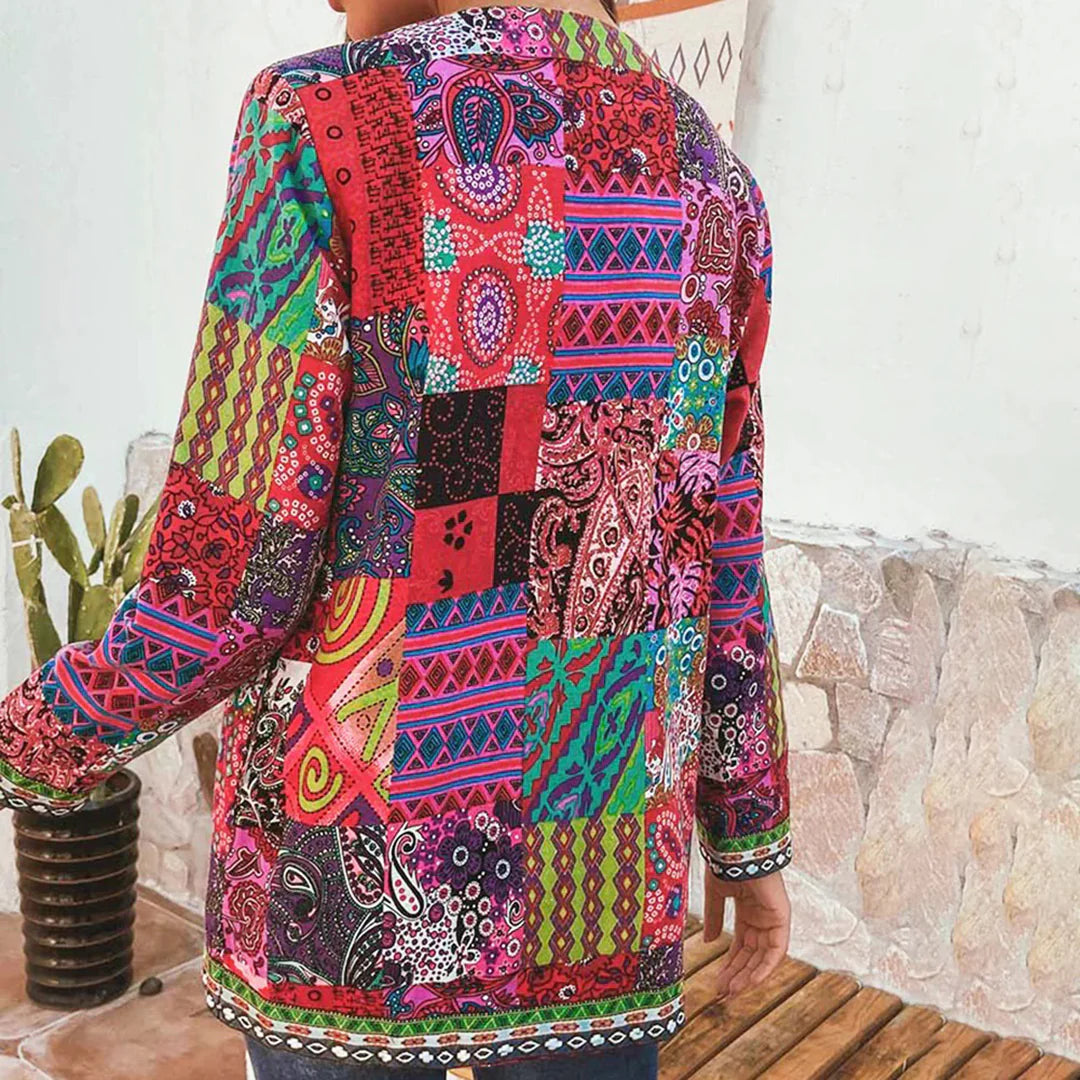 Gebreid Damesvest Retro stijl
