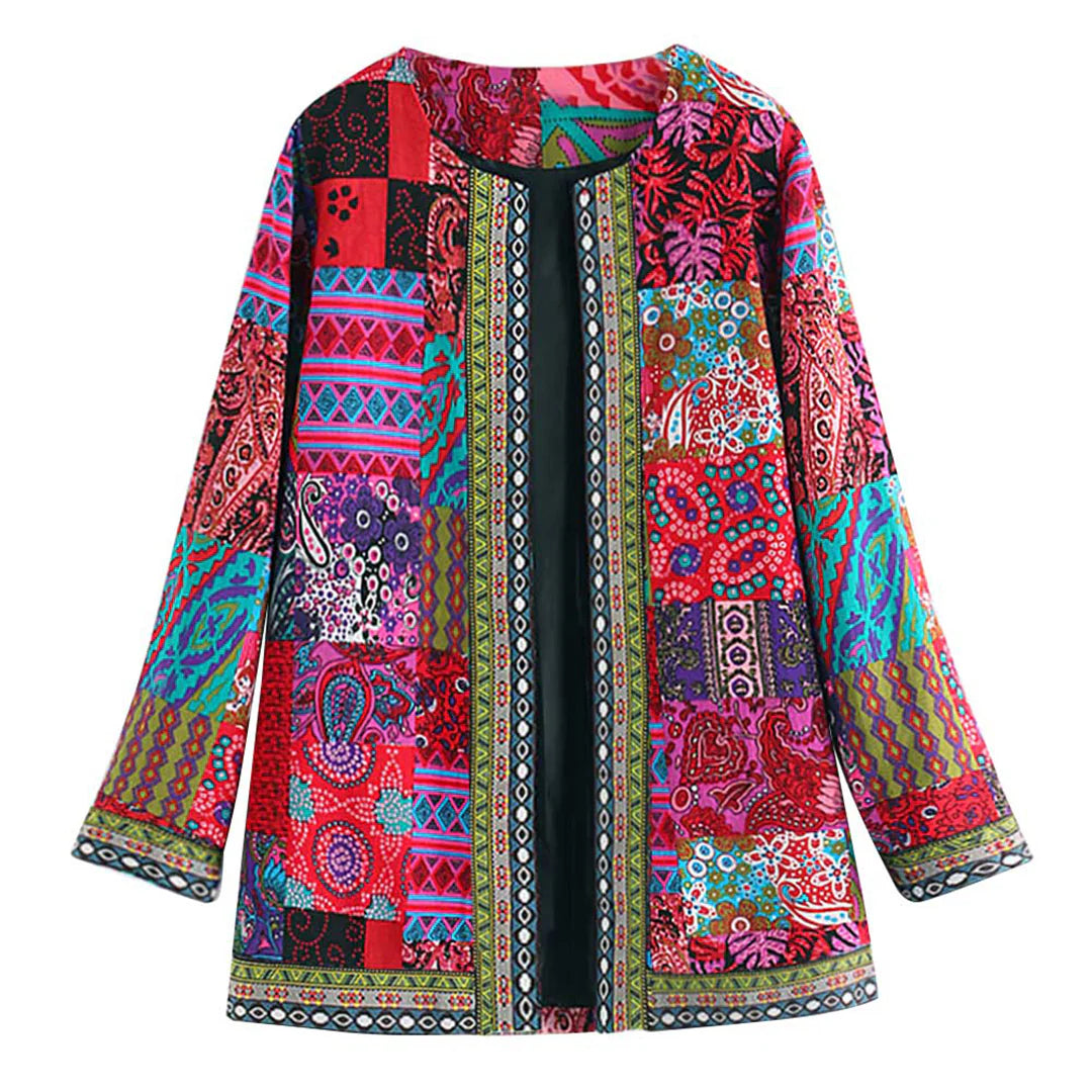 Gebreid Damesvest Retro stijl