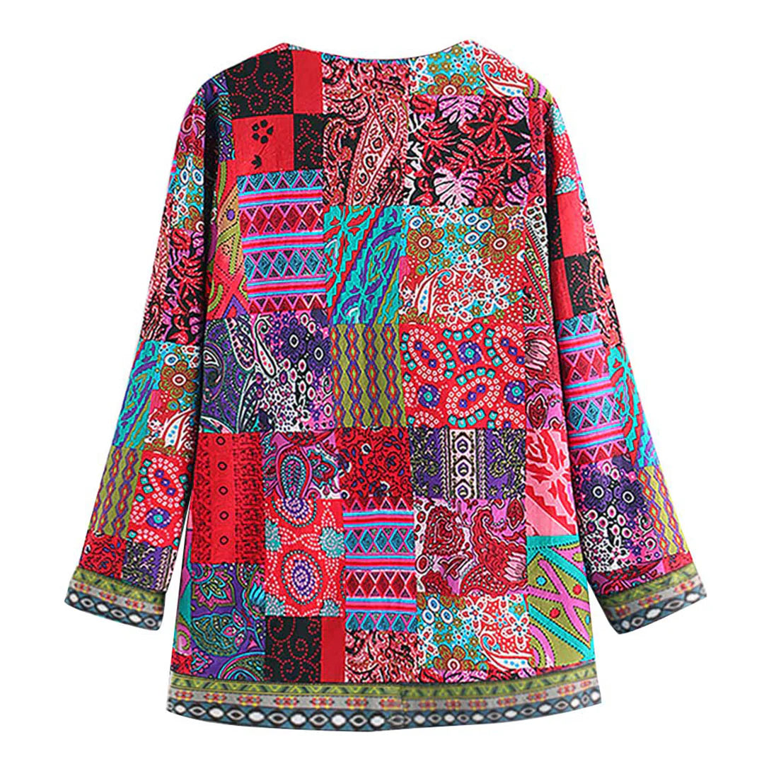 Gebreid Damesvest Retro stijl