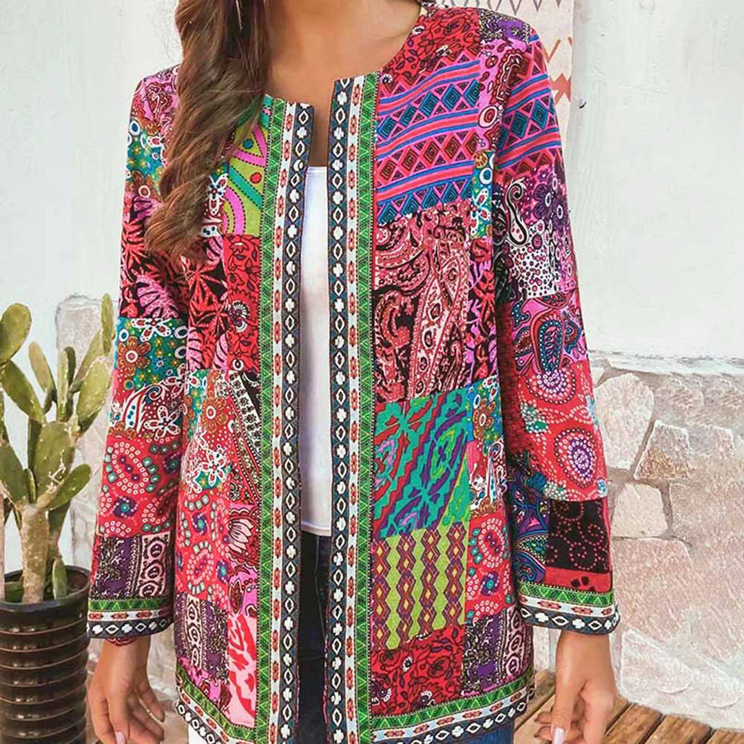 Gebreid Damesvest Retro stijl