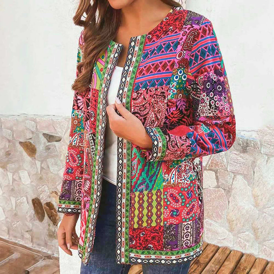 Gebreid Damesvest Retro stijl