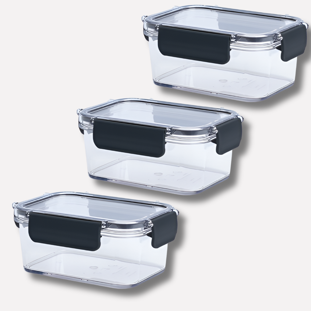 Rubbermaid Brilliance Voedselopslag Bakken - BPA-vrij, Luchtdicht & Stapelbaar