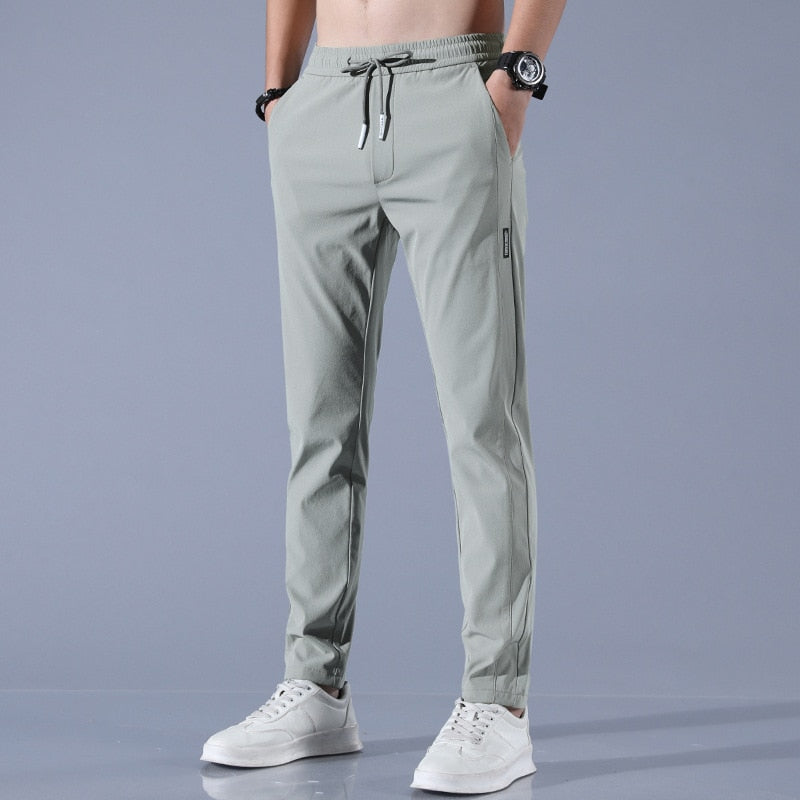 Samuel – Ice Silk Slim Fit Broek voor Heren
