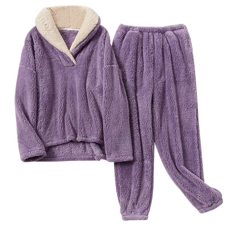 Fluffy Night Fleece - Pyjamaset voor dames