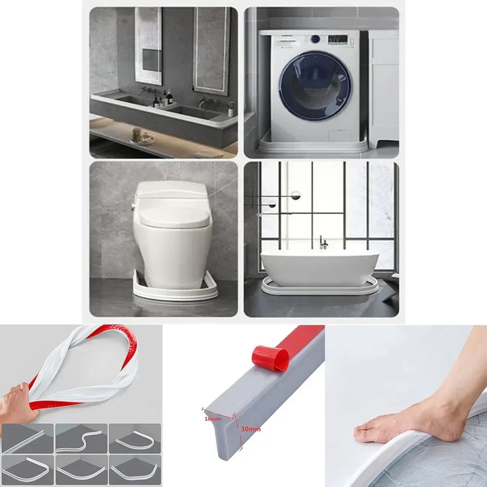 HYDROSEAL flexibele siliconen douchedrempel