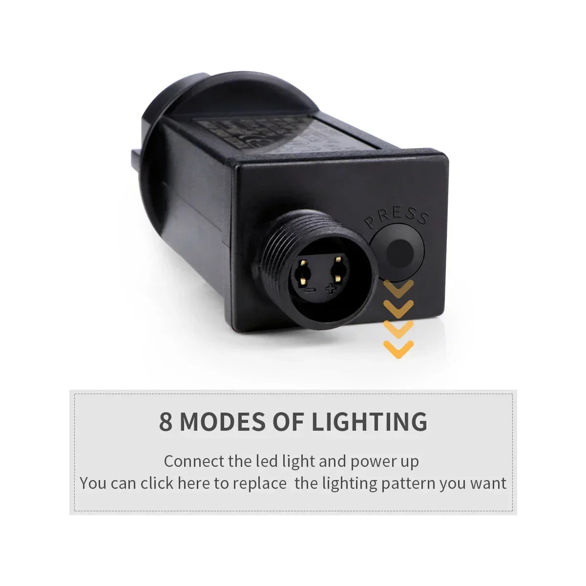LuminaraX | LED-lichtsnoer buiten 24V | 8 lichtmodi | Waterdicht IP65 | 10–100 m | Voor tuin, huis en kerstversiering