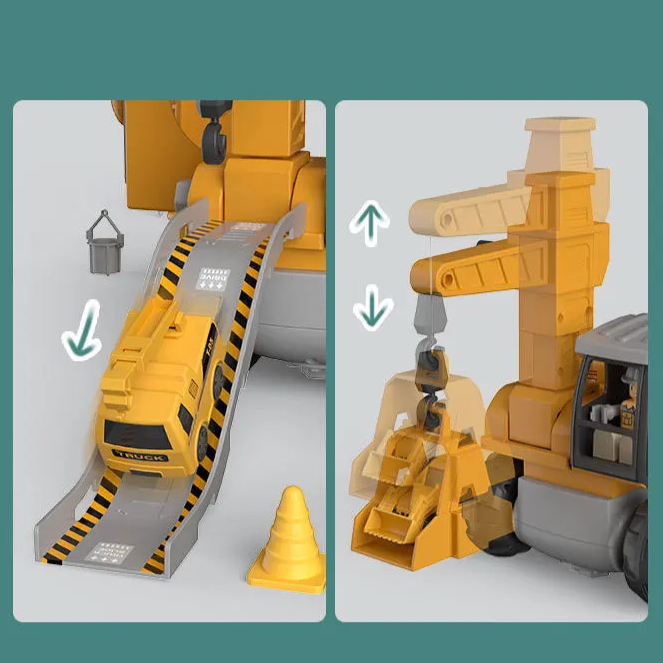 Speelgoedgereedschapsset van kunststof met boormachine