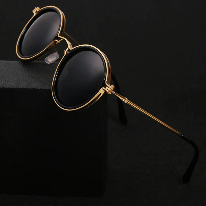 Vintage Titanium Gepolariseerde Zonnebril