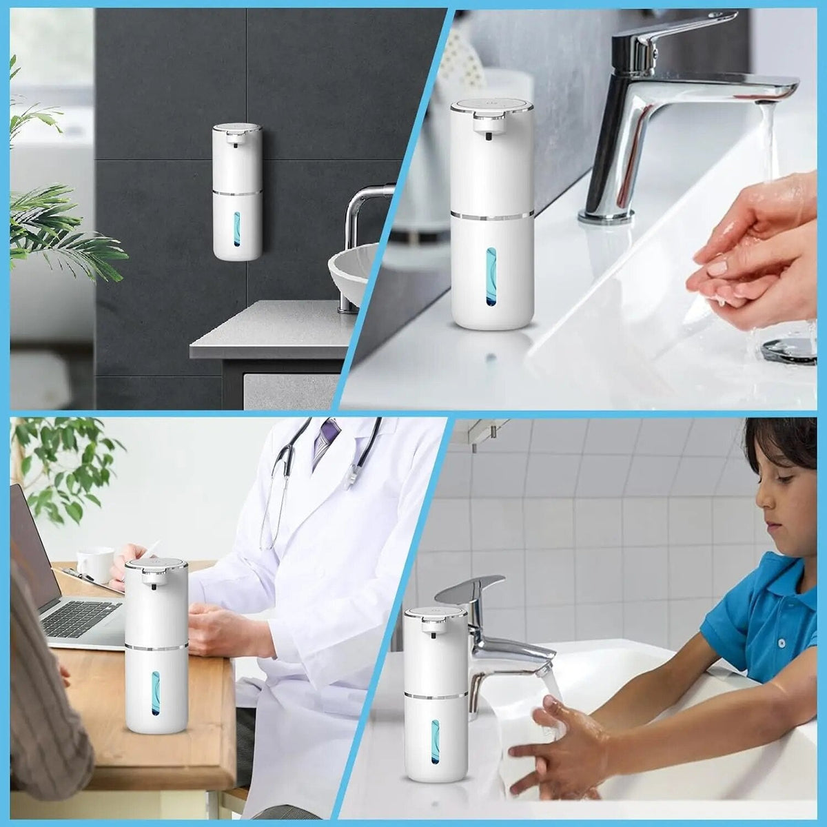 PureSoap Automatische Sensor Zeepdispenser | Hygiënisch en Handig voor Keuken Of Badkamer