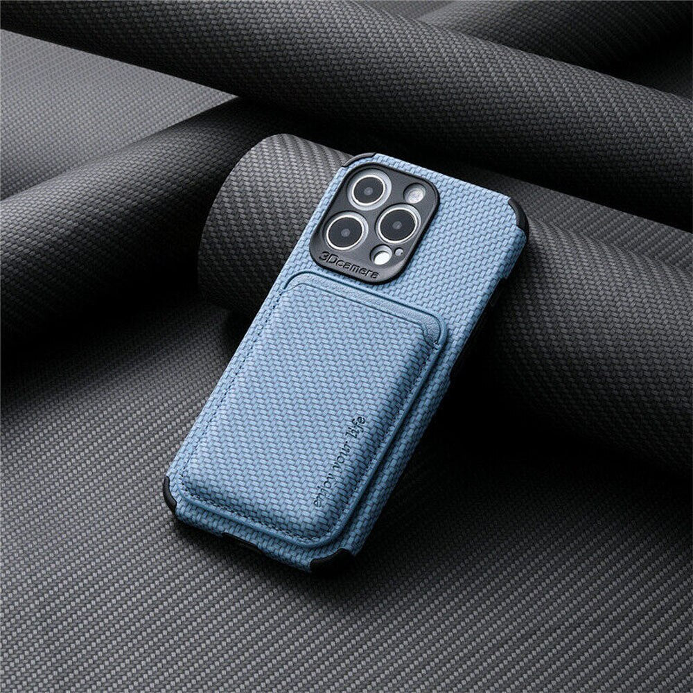 AuraSafe - Portemonneehoesje - FiberGuard - Carbonvezel - Elegant & Beschermend