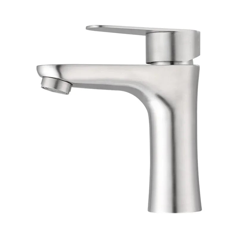 Roestvrijstalen wastafelkraan met eenhendelmengkraan – Modern design voor badkamer & wastafel