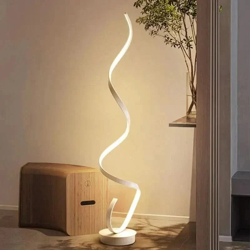 ISTANBUL Spiraal LED Vloerlamp Energiezuinige Verlichting, Elegant Design