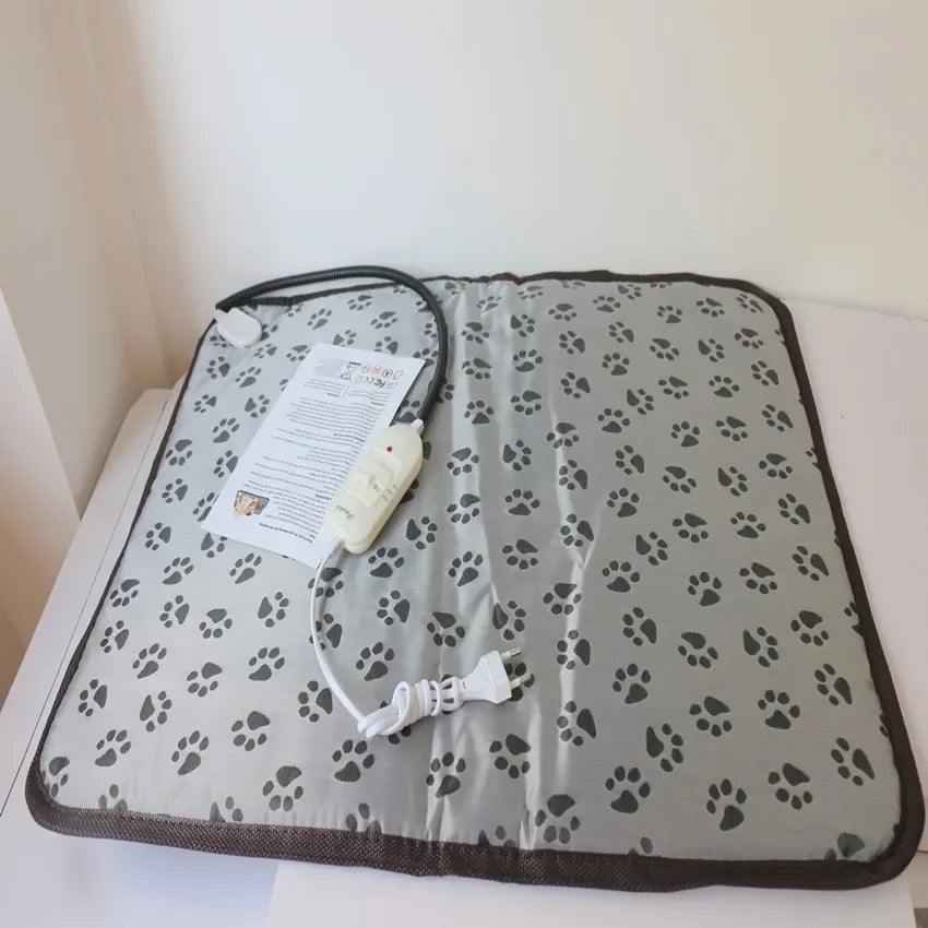 PawTherm Verwarmingsmat voor Huisdieren | Temperatuurregeling & Timer | Waterdicht & Veilig | Voor Honden & Katten