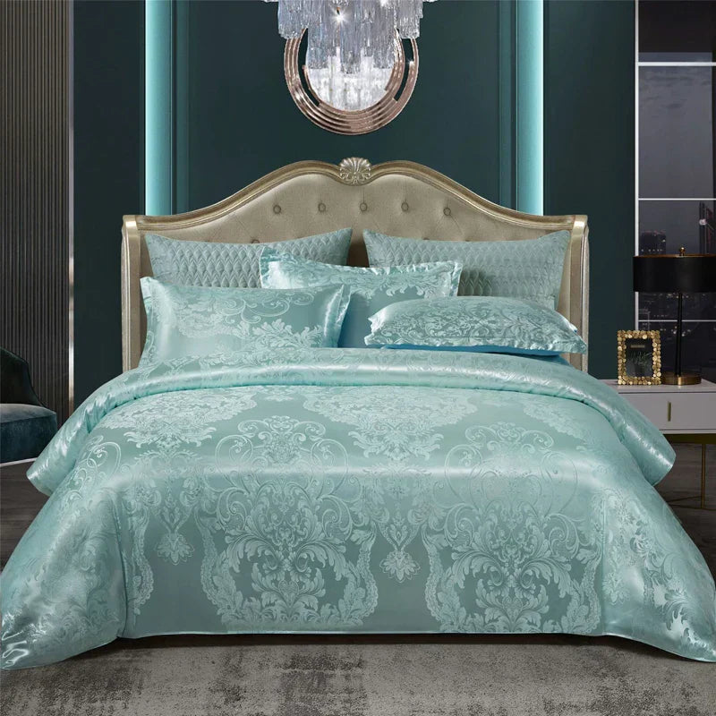 SatinDeluxe - Luxe Jacquard Dekbedovertrek voor Optimaal Comfort