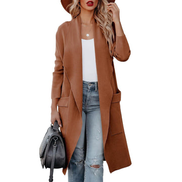 Caty - stijlvolle lange Cardigan Voor Dames