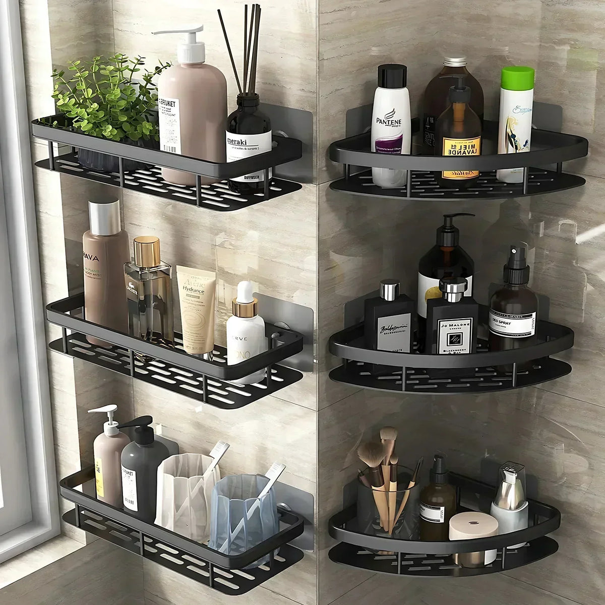 VelaGrip Badkamerplank Houdt Werkbladen Netjes en Voegt Opbergruimte Toe