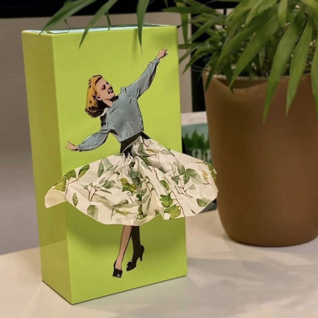 Vliegende rok tissuebox
