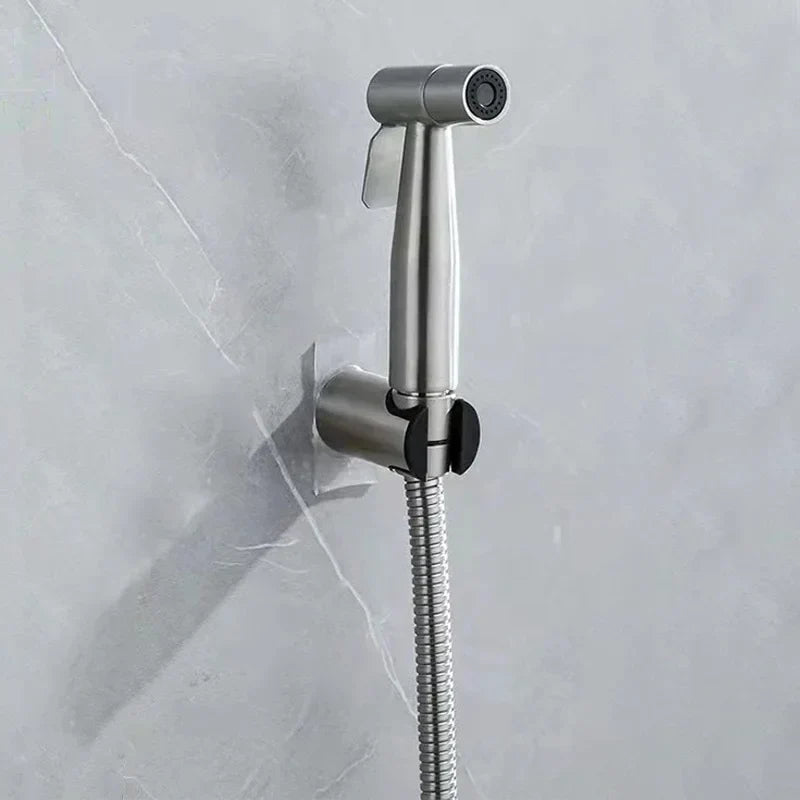 Toiletdouche / bidetkraan – roestvrij staal | Horizontale straal