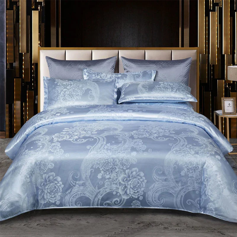 SatinDeluxe - Luxe Jacquard Dekbedovertrek voor Optimaal Comfort
