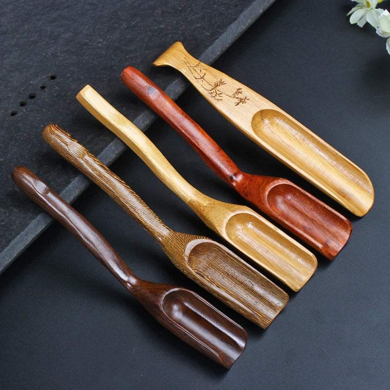 TeaWood - Retro Houten Theelepel Set